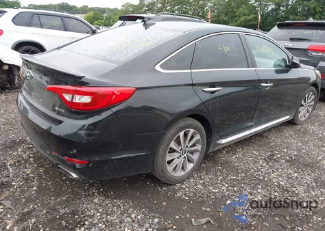 2017 Hyundai Sonata Sport из США, поврежденный, VIN 5NPE34AFXHH500799